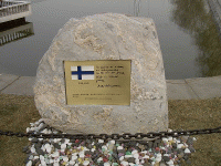 Finalnd Ambassador's peace inscription